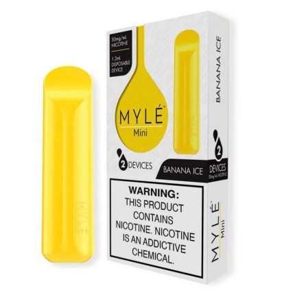 Mini Banana Ice – MYLÉ Disposable Vape Pods in UAE
