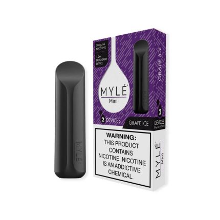 Mini Grape Ice – MYLE Disposable Vape Pods in UAE