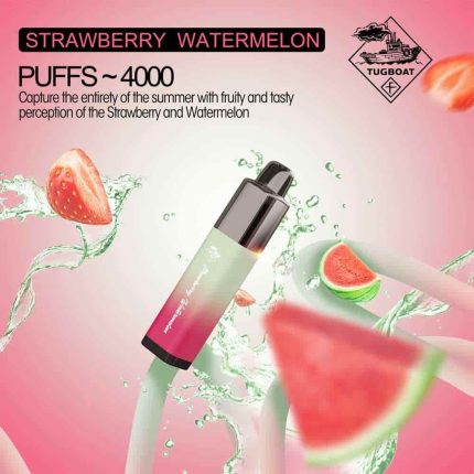 Tugboat Mega Flow 4000 Puffs Disposable Pod Strawberry Watermelon UAE
