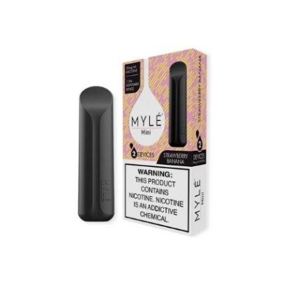 Mini Strawberry Banana – MYLÉ Disposable Vape Pods UAE
