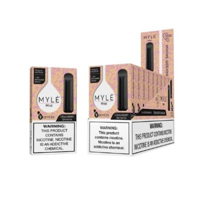 Mini Strawberry Banana – MYLÉ Disposable Vape Pods UAE