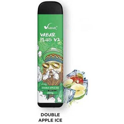 Vabar Plus V2 Disposable Vape – 1000 Puffs Double Apple Ice in Dubai