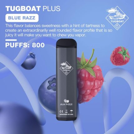Tugboat Plus Disposable Vape Blue Razz in Dubai