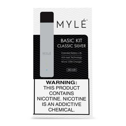 V4 Classic Silver – MYLÉ Pod Vape Device in UAE