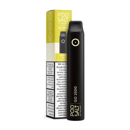 Pod Salt Go 3500 Puffs 20mg Banana Ice in Dubai