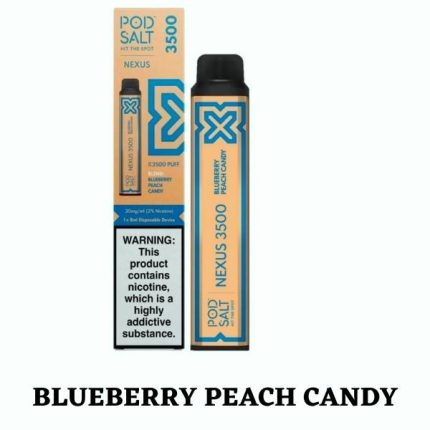 Pod Salt Nexus 3500 Puffs Blueberry Peach Candy in UAE