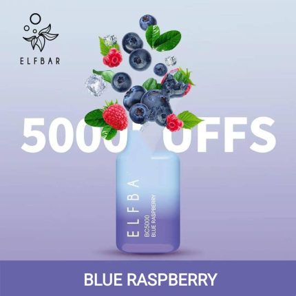 Elf Bar BC5000 Disposable Vape Blue Raspberry in Dubai