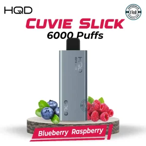 HQD Cuvie Slick 6000 Puffs Blue Raspberry Disposable Vape in UAE