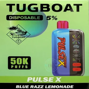 Tugboat PULSE X 50K Blue Razz Lemonade Magic in UAE