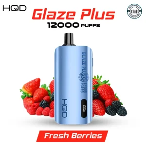 HQD Glaze Plus 12000 Fresh Berries Disposable Vape In UAE