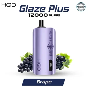 HQD Glaze Plus 12000 Grape Disposable Vape In UAE
