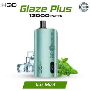 HQD Glaze Plus 12000 Ice Mint Disposable Vape In UAE