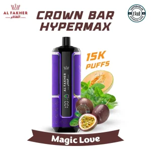 Al Fakher Crown Bar Hypermax 15000 Puffs Magic Love in UAE