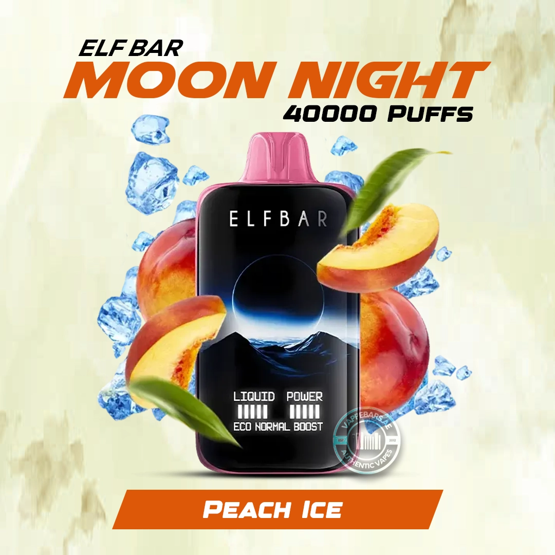 Elfbar Moonnight 40000 Puffs Peach Ice in Dubai UAE Elfbar Moonnight 40000 Puffs Peach Ice in Dubai UAE