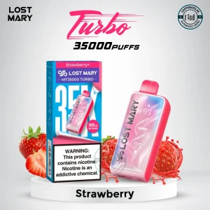 Lost Mary MT35000 Turbo Strawberry Disposable Vape in UAE