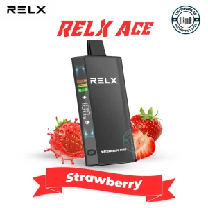 RELX Ace 20000 Puffs Strawberry 50MG Disposable Vape in Dubai