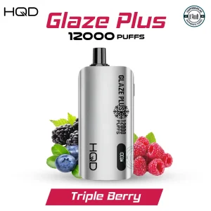 HQD Glaze Plus 12000 Triple Berry Disposable Vape In UAE