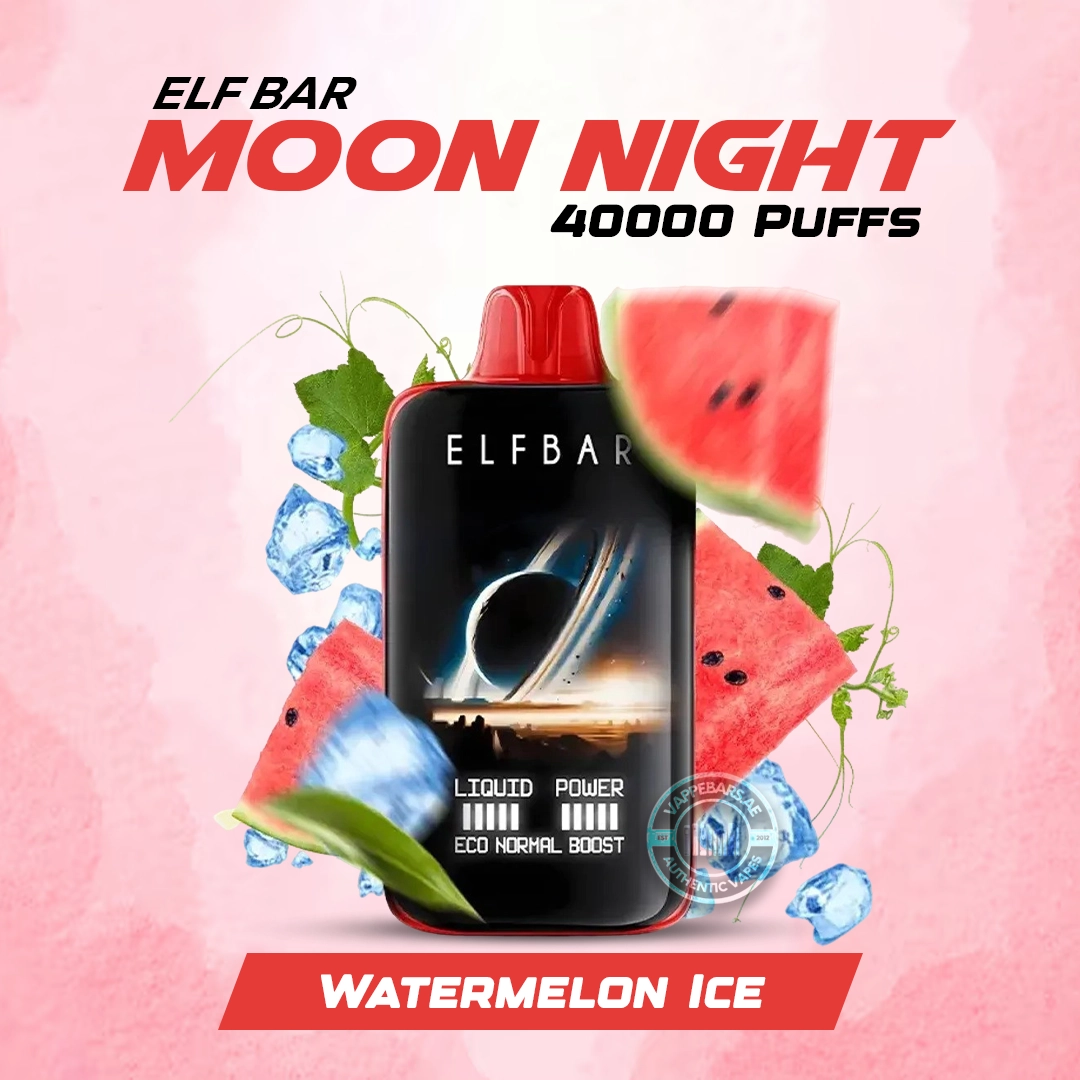 Elf Bar Moon Night Watermelon Ice 40K Puffs in Dubai Elf Bar Moon Night Watermelon Ice 40K Puffs in Dubai