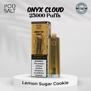 Pod Salt Onyx Cloud 25000 Puffs Lemon Sugar Cookie Disposable Vape in Dubai